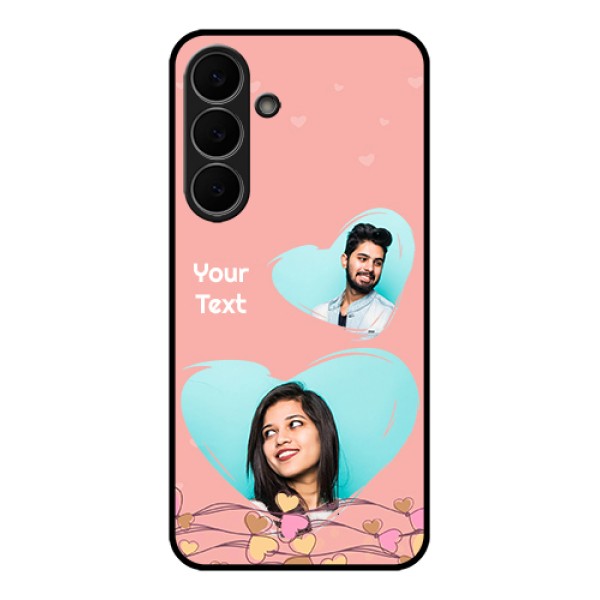 Samsung Galaxy S25 FE 5G Custom Glass Phone Case - Love Doodle Design