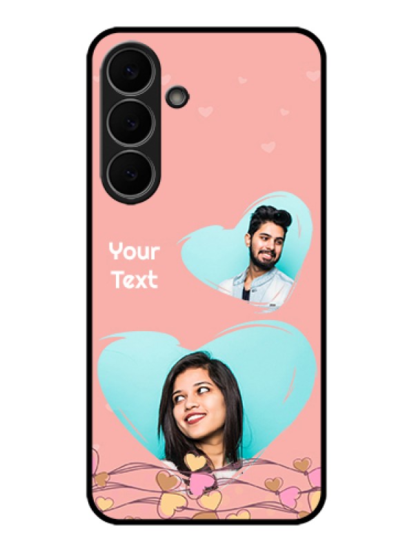 Custom Samsung Galaxy S25 FE 5G Custom Glass Phone Case - Love Doodle Design