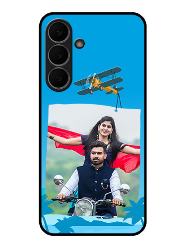 Custom Samsung Galaxy S25 FE 5G Custom Glass Phone Case - Traveller Design