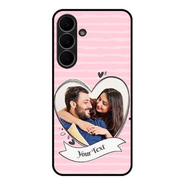 Samsung Galaxy S25 FE 5G Custom Glass Phone Case - Vintage Heart Design Samsung Galaxy S25 FE 5G Custom Glass Phone Case - Vintage Heart Design