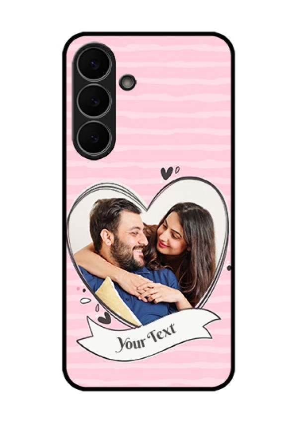 Samsung Galaxy S25 FE 5G Custom Glass Phone Case - Vintage Heart Design