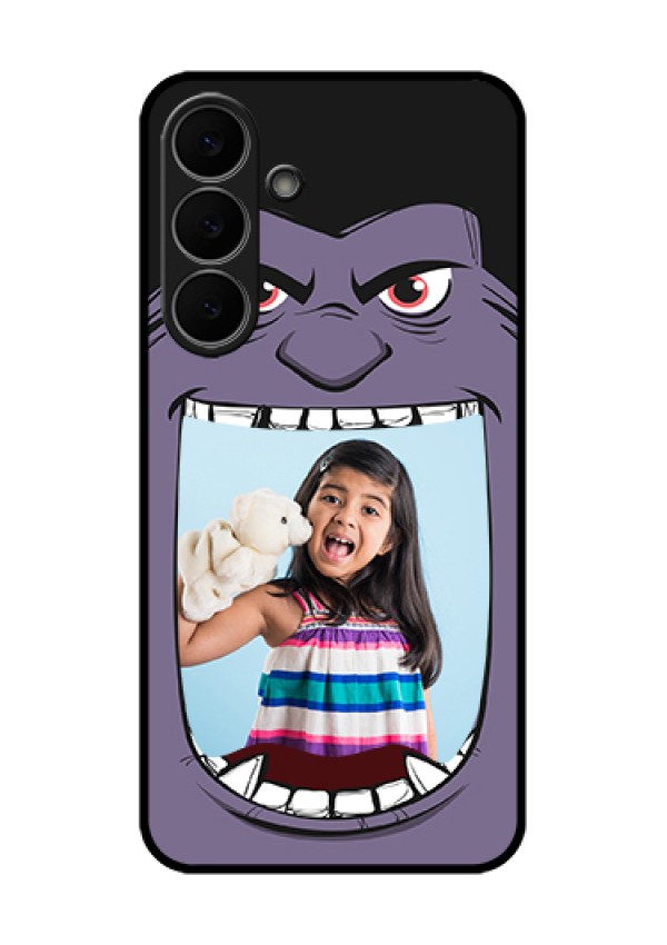 Samsung Galaxy S25 FE 5G Custom Glass Phone Case - Angry Monster Design