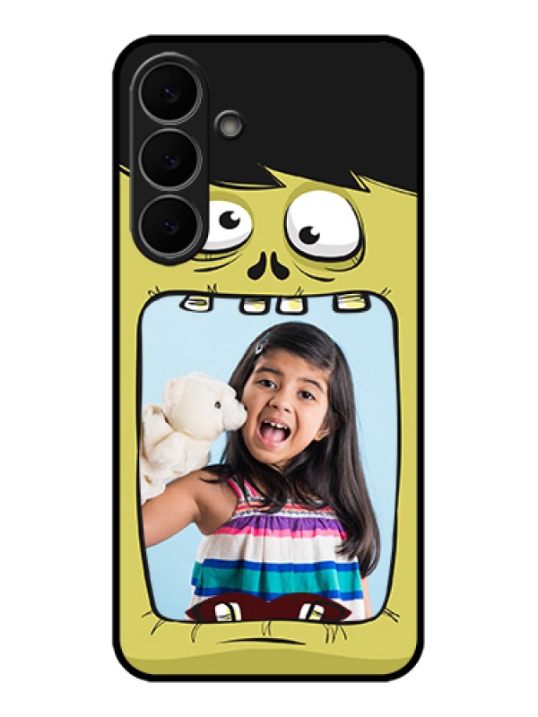 Custom Samsung Galaxy S25 FE 5G Custom Glass Phone Case - Cartoon Monster Back Case Design