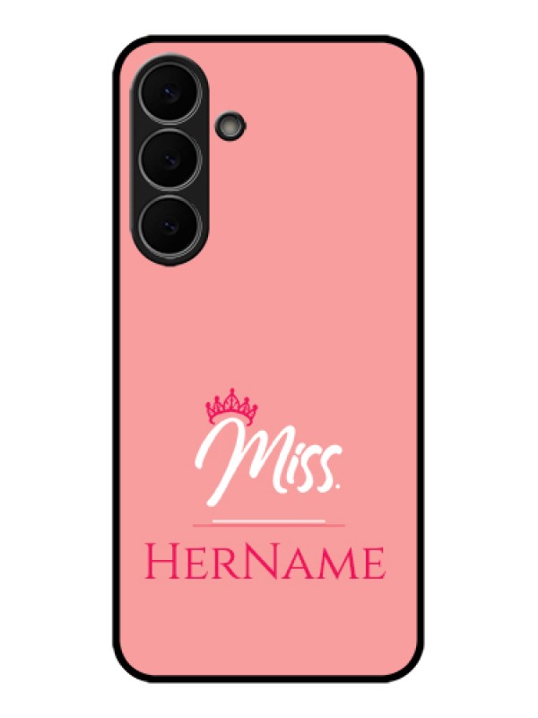 Custom Samsung Galaxy S25 FE 5G Custom Glass Phone Case - Mrs With Name Design