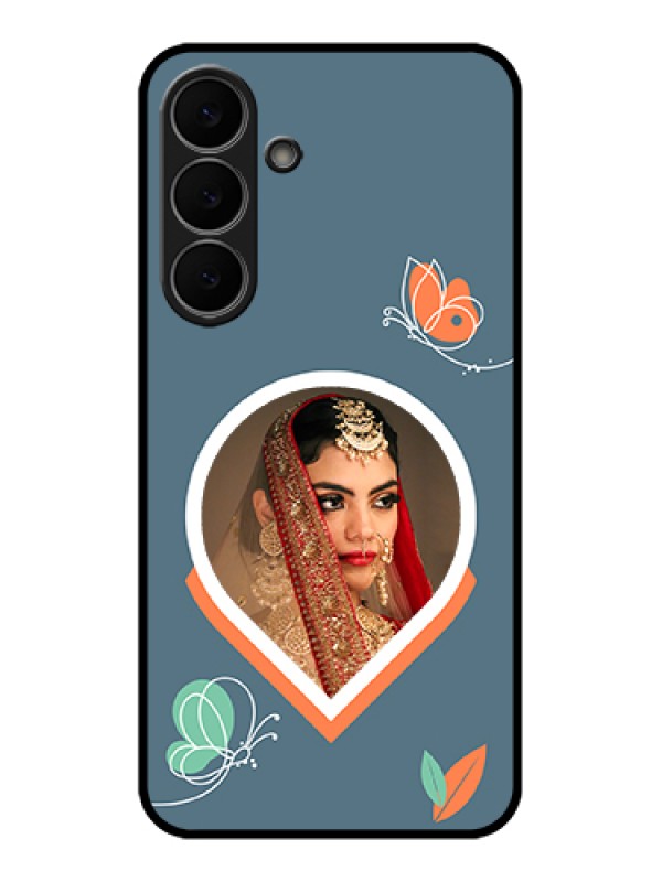 Custom Samsung Galaxy S25 FE 5G Custom Glass Phone Case - Droplet Butterflies Design