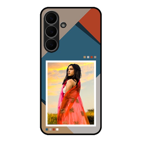 Samsung Galaxy S25 FE 5G Custom Glass Phone Case - Retro Color Pallet Design Samsung Galaxy S25 FE 5G Custom Glass Phone Case - Retro Color Pallet Design
