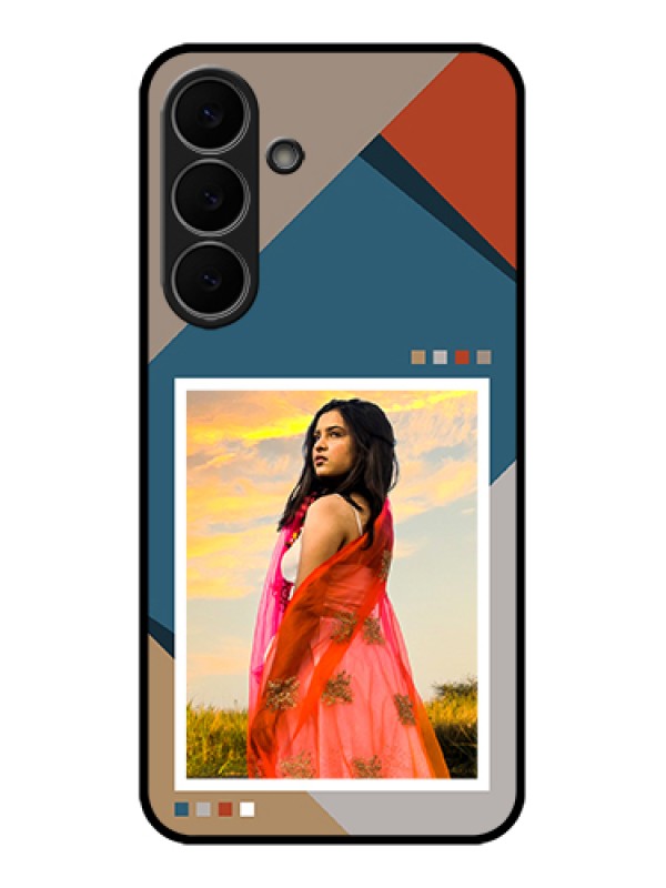 Custom Samsung Galaxy S25 FE 5G Custom Glass Phone Case - Retro Color Pallet Design