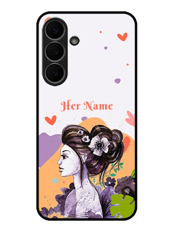 Custom Samsung Galaxy S25 FE 5G Custom Glass Phone Case - Woman And Nature Design