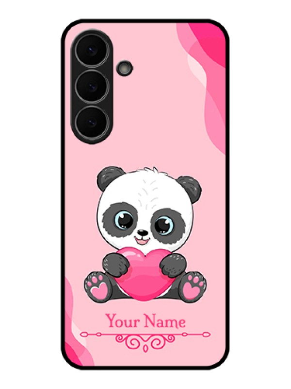Custom Samsung Galaxy S25 FE 5G Custom Glass Phone Case - Cute Panda Design