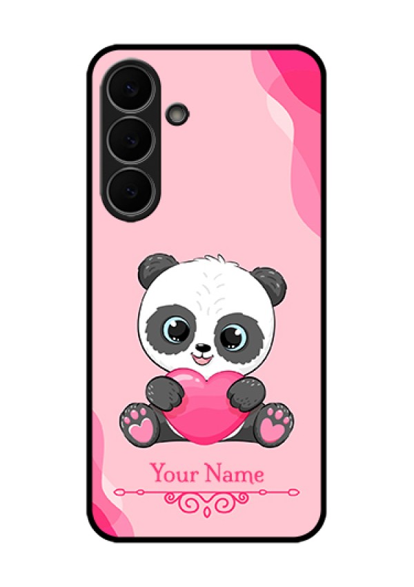 Samsung Galaxy S25 FE 5G Custom Glass Phone Case - Cute Panda Design