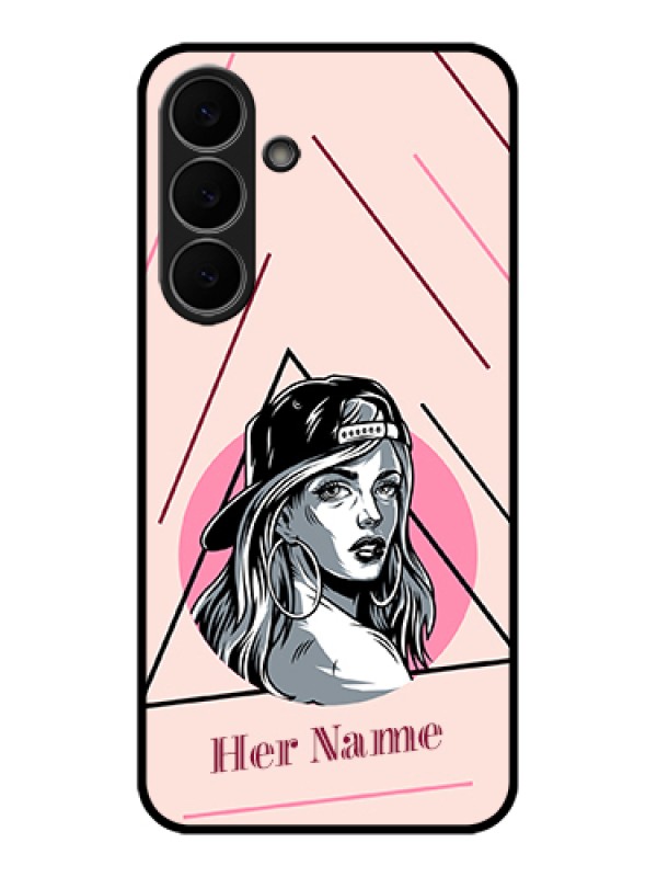 Custom Samsung Galaxy S25 FE 5G Custom Glass Phone Case - Rockstar Girl Design