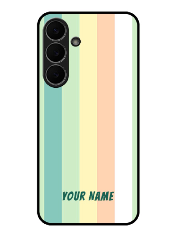 Custom Samsung Galaxy S25 FE 5G Custom Glass Phone Case - Multi - Colour Stripes Design