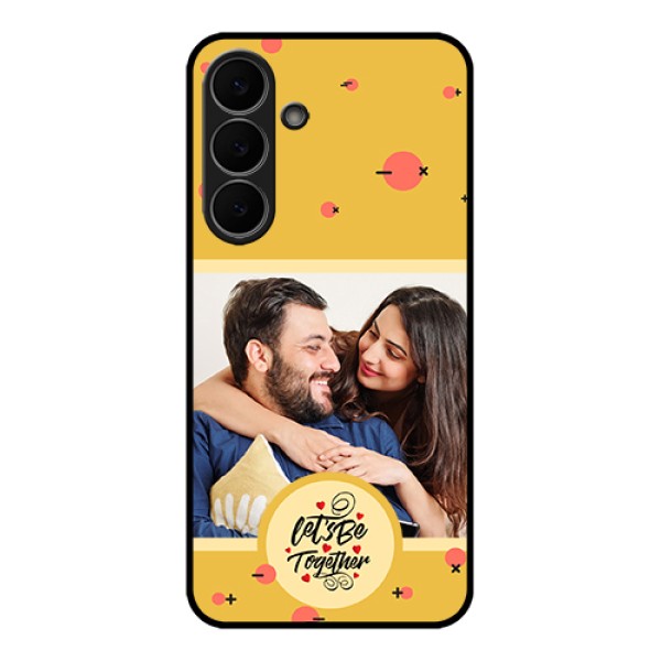 Samsung Galaxy S25 FE 5G Custom Glass Phone Case - Lets Be Together Design