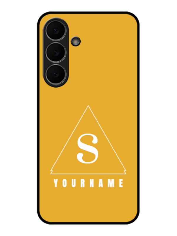 Custom Samsung Galaxy S25 FE 5G Custom Glass Phone Case - Simple Triangle Design