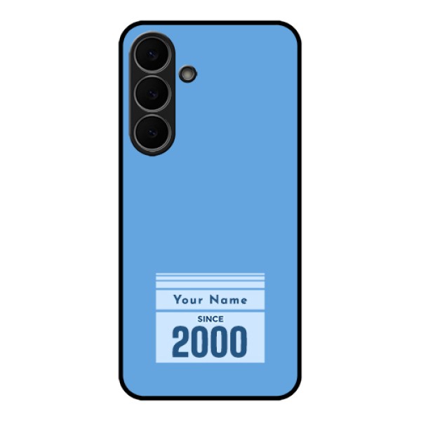 Samsung Galaxy S25 FE 5G Custom Glass Phone Case - Custom Year Of Birth Design Samsung Galaxy S25 FE 5G Custom Glass Phone Case - Custom Year Of Birth Design