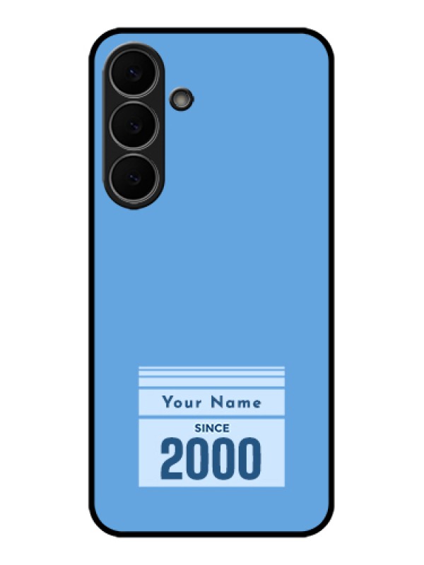 Custom Samsung Galaxy S25 FE 5G Custom Glass Phone Case - Custom Year Of Birth Design