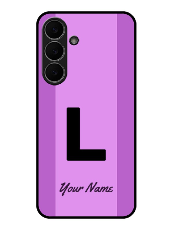 Custom Samsung Galaxy S25 FE 5G Custom Glass Phone Case - Tricolor Custom Text Design
