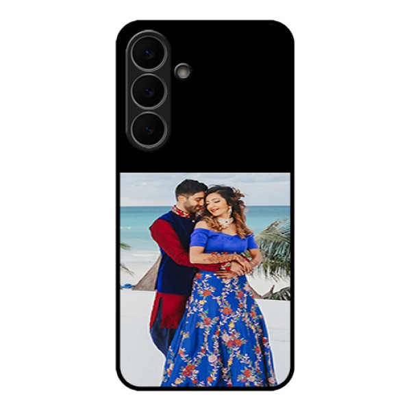 Samsung Galaxy S25 FE 5G Custom Glass Phone Case - Upload Full Picture With Custom Color Design Samsung Galaxy S25 FE 5G Custom Glass Phone Case - Upload Full Picture With Custom Color Design