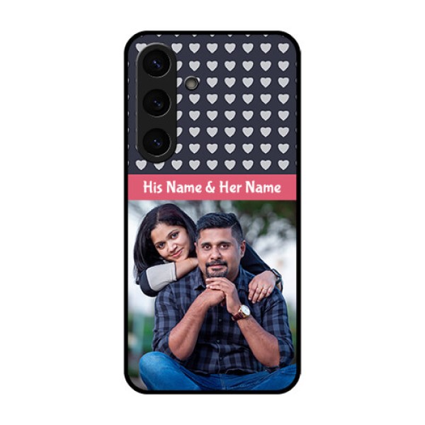 Galaxy S25 Plus 5G Custom Glass Phone CaseLove Symbols Design