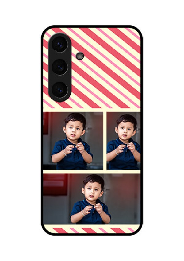 Galaxy S25 Plus 5G Custom Glass Phone CasePicture Upload Mobile Case Design