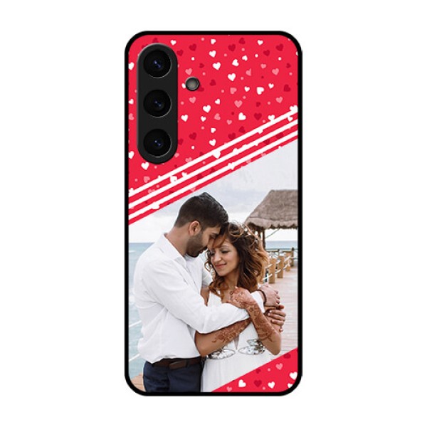 Galaxy S25 Plus 5G Custom Glass Phone CaseValentines Gift Design
