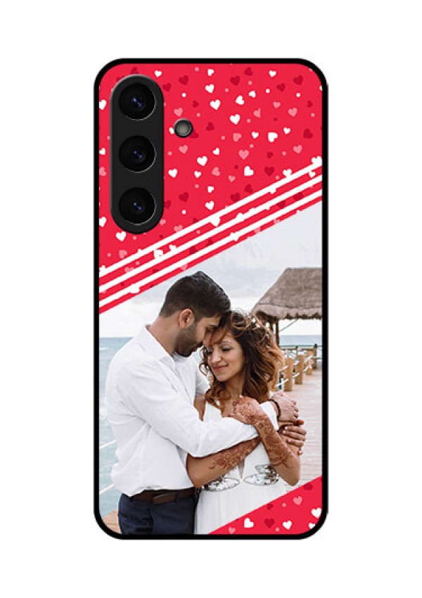 Galaxy S25 Plus 5G Custom Glass Phone CaseValentines Gift Design