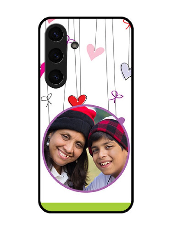 Custom Galaxy S25 Plus 5G Custom Glass Phone CaseCute Kids Phone Case Design