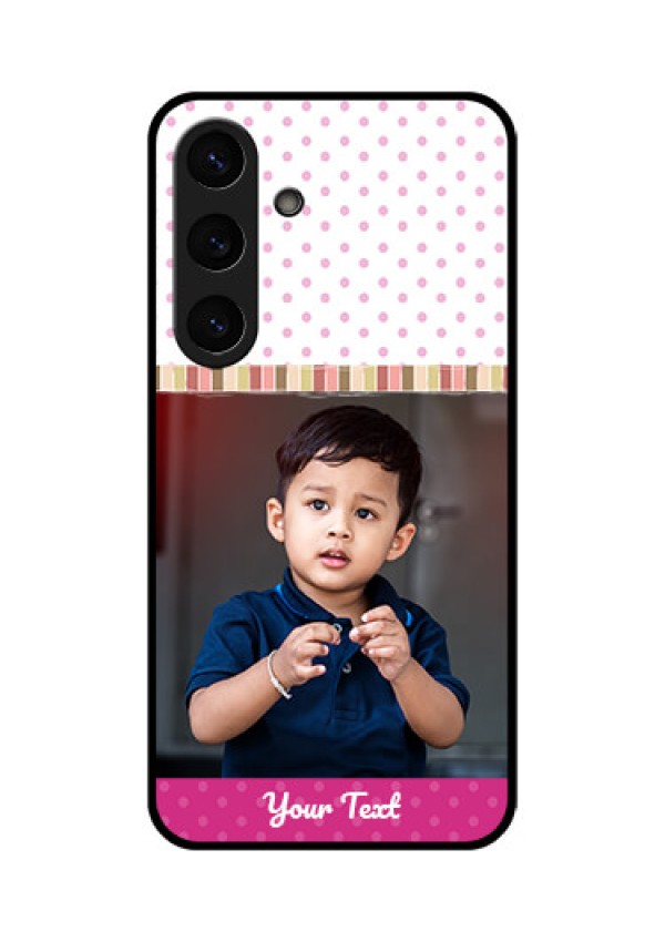 Galaxy S25 Plus 5G Custom Glass Phone CaseCute Girls Cover Design