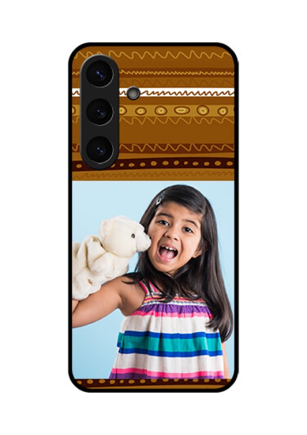 Galaxy S25 Plus 5G Custom Glass Phone CaseFriends Picture Upload Design