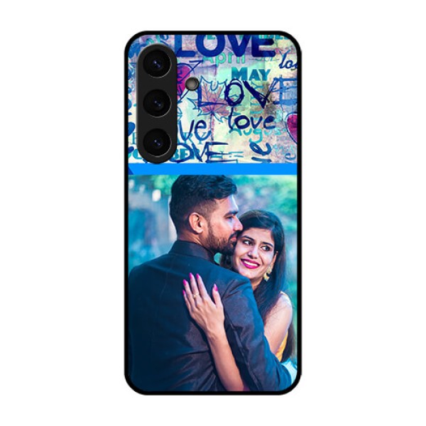 Galaxy S25 Plus 5G Custom Glass Phone CaseColorful Love Design
