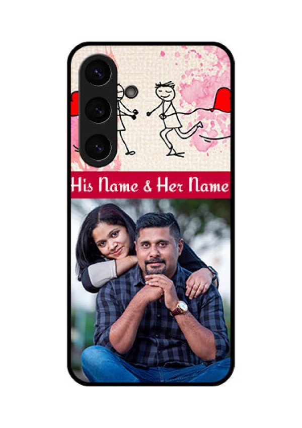 Galaxy S25 Plus 5G Custom Glass Phone CaseYou And Me Case Design