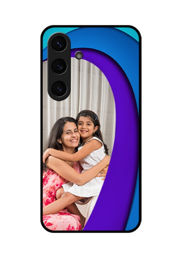 Galaxy S25 Plus 5G Custom Glass Phone CaseSimple Pattern Design