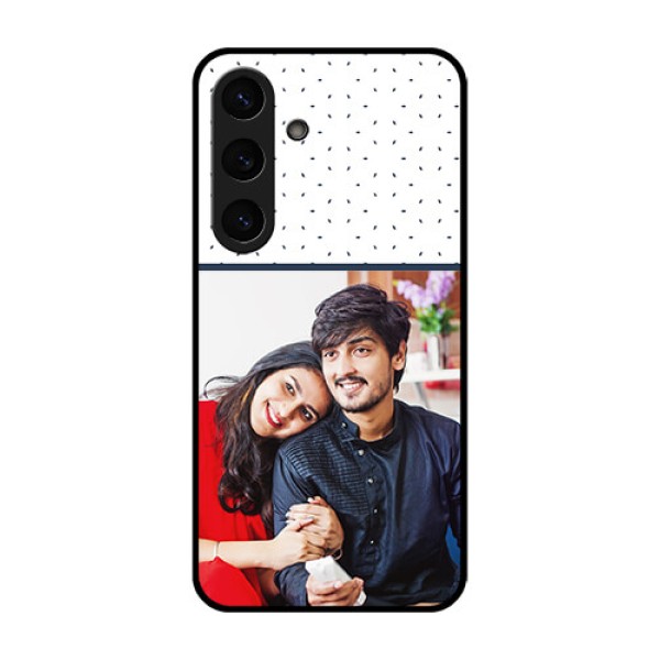 Galaxy S25 Plus 5G Custom Glass Phone CasePremium Dot Design