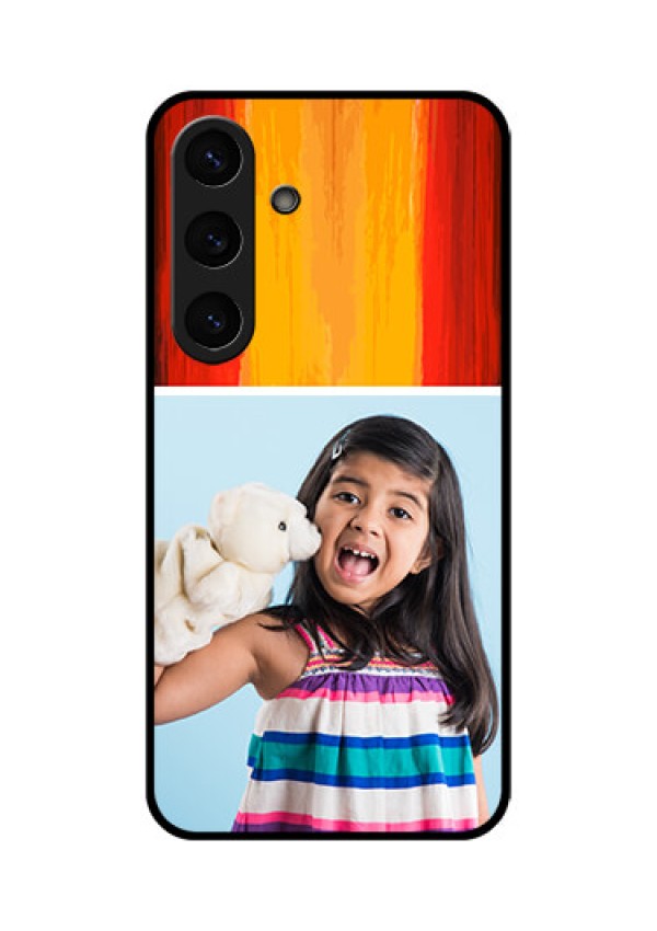 Galaxy S25 Plus 5G Custom Glass Phone CaseMulti Color Design