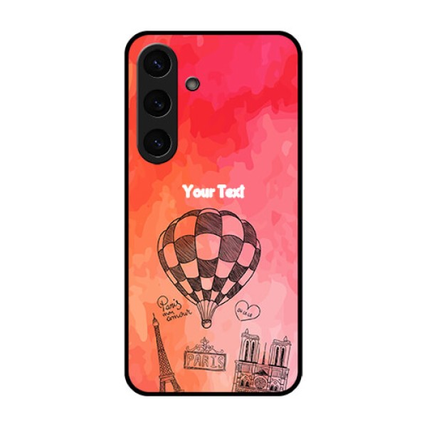 Galaxy S25 Plus 5G Custom Glass Phone CaseParis Theme Design