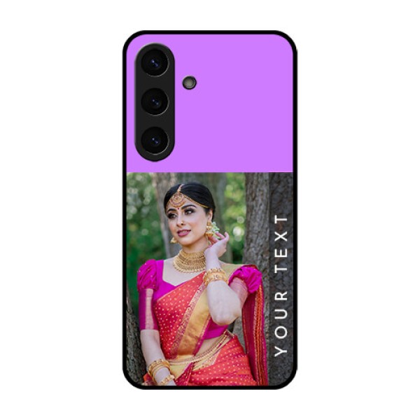 Galaxy S25 Plus 5G Custom Glass Phone CaseBirthday Icons Design