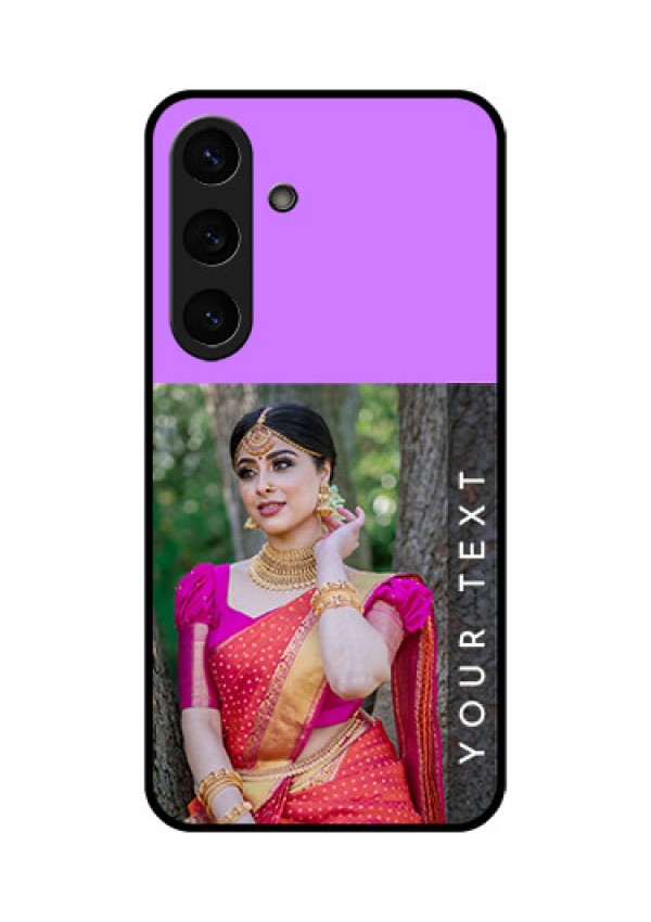 Galaxy S25 Plus 5G Custom Glass Phone CaseBirthday Icons Design
