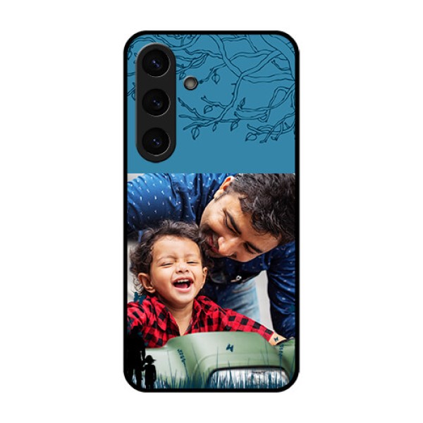 Galaxy S25 Plus 5G Custom Glass Phone CaseBest Dad Design