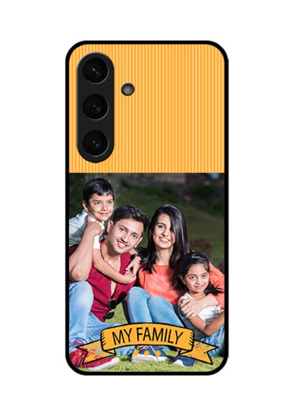 Galaxy S25 Plus 5G Custom Glass Phone CaseMy Family Design