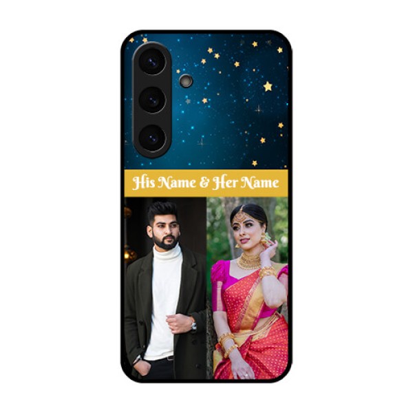 Galaxy S25 Plus 5G Custom Glass Phone CaseGalaxy Stars Backdrop Design Galaxy S25 Plus 5G Custom Glass Phone CaseGalaxy Stars Backdrop Design