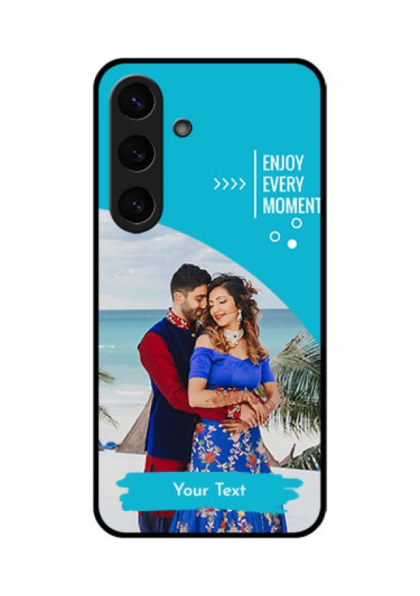 Galaxy S25 Plus 5G Custom Glass Phone CaseHappy Moment Design