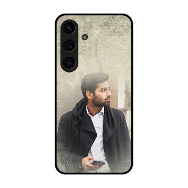 Galaxy S25 Plus 5G Custom Glass Phone CaseWith Vintage Design