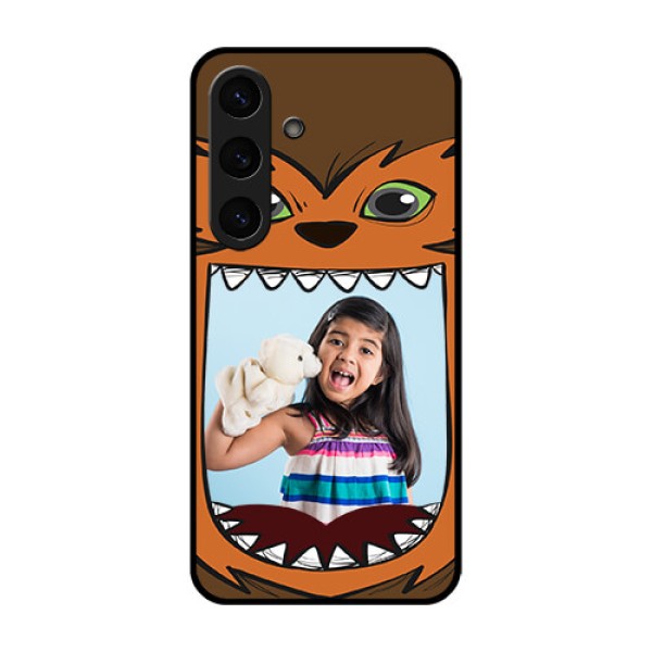 Galaxy S25 Plus 5G Custom Glass Phone CaseOwl Monster Back Case Design Galaxy S25 Plus 5G Custom Glass Phone CaseOwl Monster Back Case Design