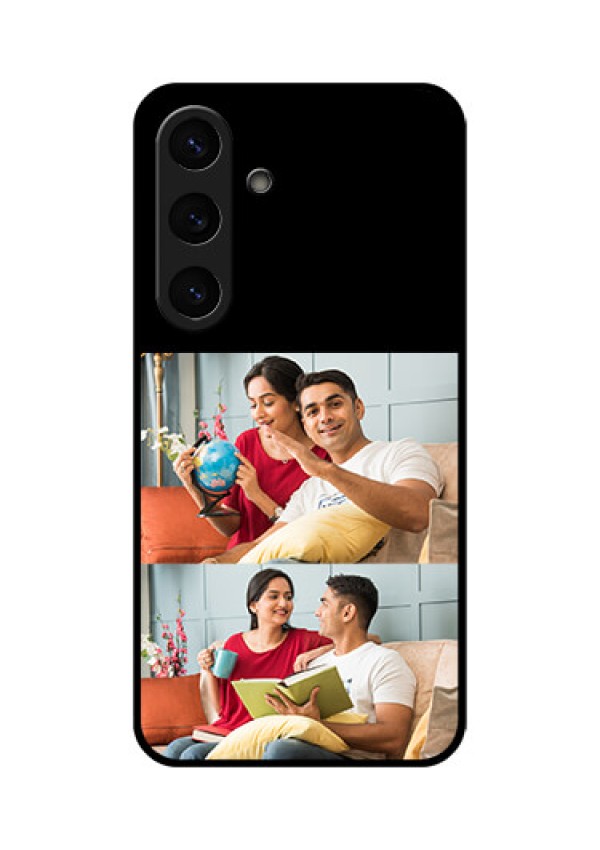 Galaxy S25 Plus 5G Custom Glass Phone Case2 Images Design