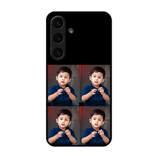 Galaxy S25 Plus 5G Custom Glass Phone Case4 Image Holder Design