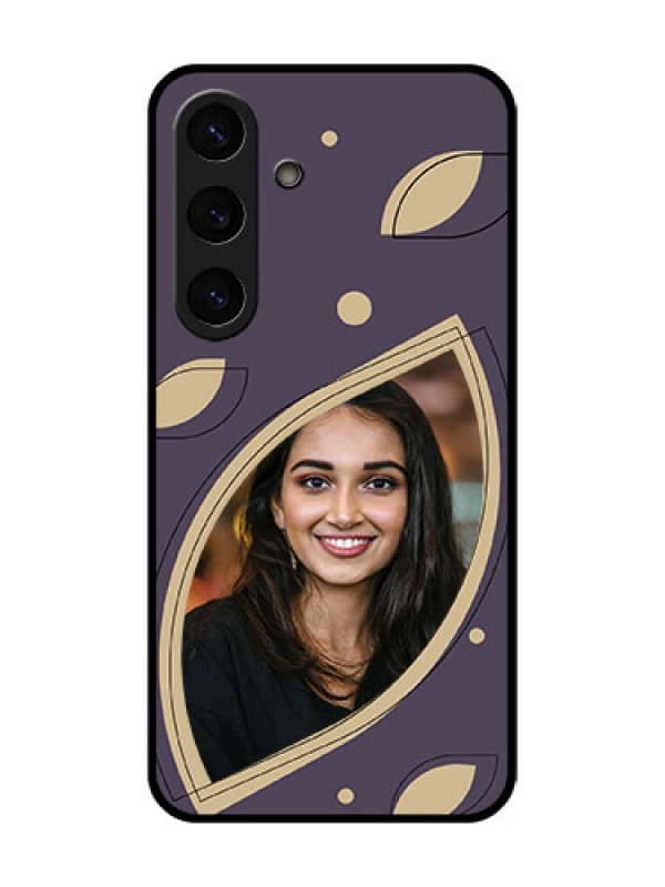 Custom Galaxy S25 Plus 5G Custom Glass Phone CaseFalling Leaf Design