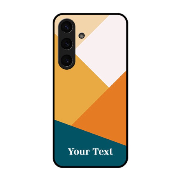 Galaxy S25 Plus 5G Custom Glass Phone CaseStacked Multi - Colour Design Galaxy S25 Plus 5G Custom Glass Phone CaseStacked Multi - Colour Design