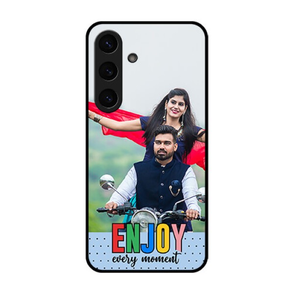 Galaxy S25 Plus 5G Custom Glass Phone CaseEnjoy Every Moment Design Galaxy S25 Plus 5G Custom Glass Phone CaseEnjoy Every Moment Design