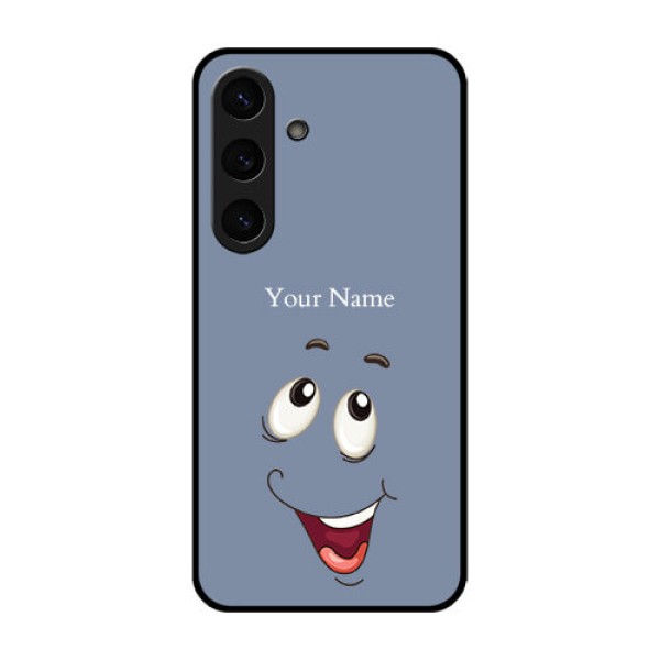 Galaxy S25 Plus 5G Custom Glass Phone CaseLaughing Cartoon Face Design Galaxy S25 Plus 5G Custom Glass Phone CaseLaughing Cartoon Face Design