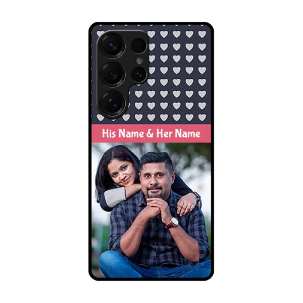 Galaxy S25 Ultra 5G Custom Glass Phone CaseLove Symbols Design